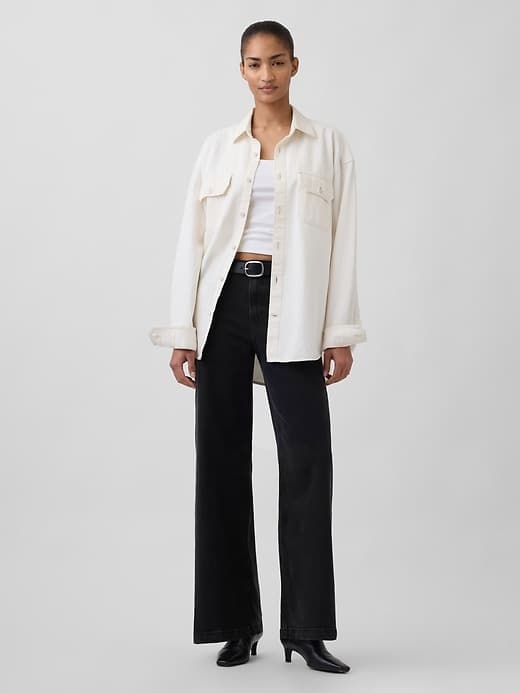 High Rise Stride Wide-Leg Jeans - image 1