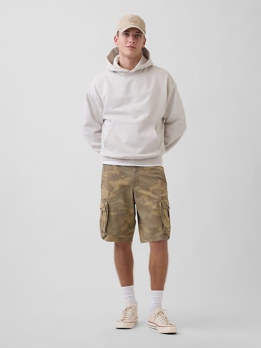 Gap Relaxed Cargo Shorts Green Camo - image 1