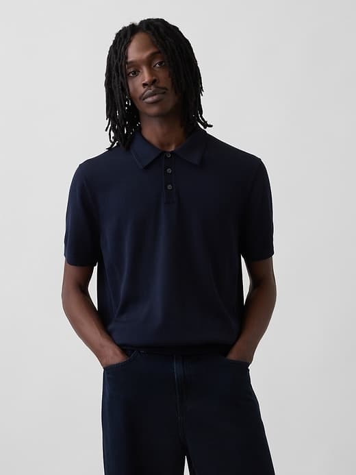 Classic Polo Sweater - image 1
