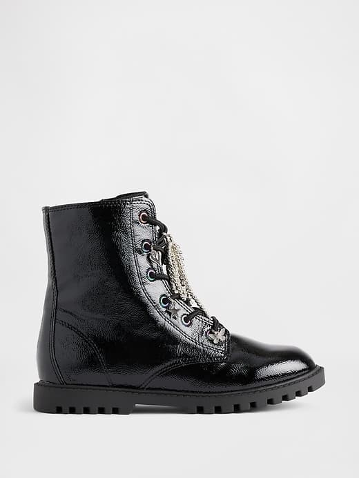 Kids Charm Lace-Up Boots - image 1