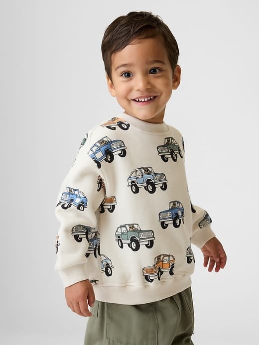 Baby & Toddler VintageSoft Sweatshirt - Cars - Size 6-12 M - image 1