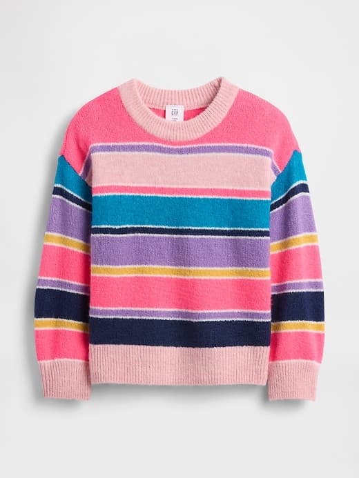 babyGap Intarsia Sweater Happy Stripe 6-12M - image 1