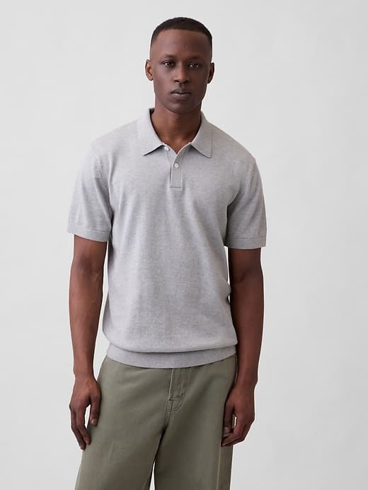 Sweater Polo Shirt - image 1