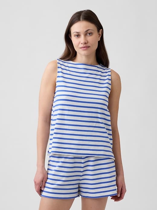 Stripe Boatneck Top - image 1