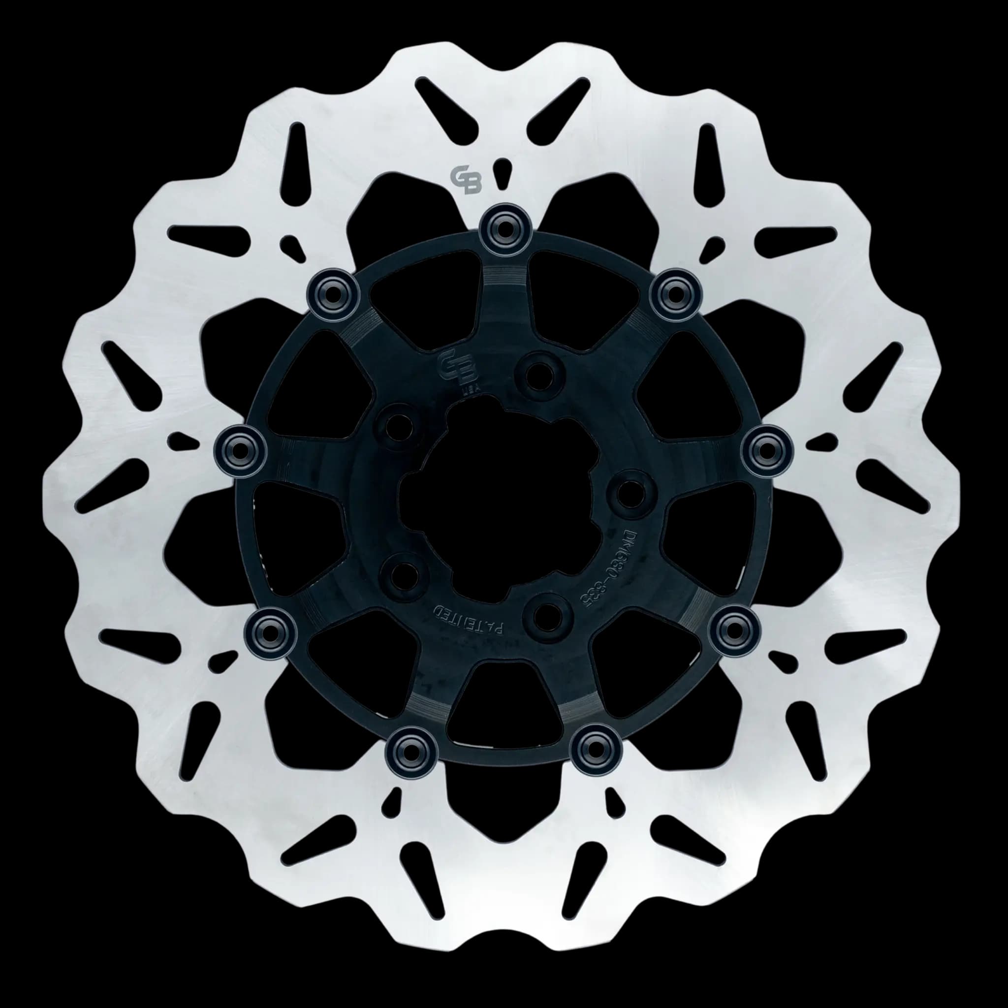 11.8" 300mm Floating Wave Rotor – Black Carrier – GBDU003 - image 1