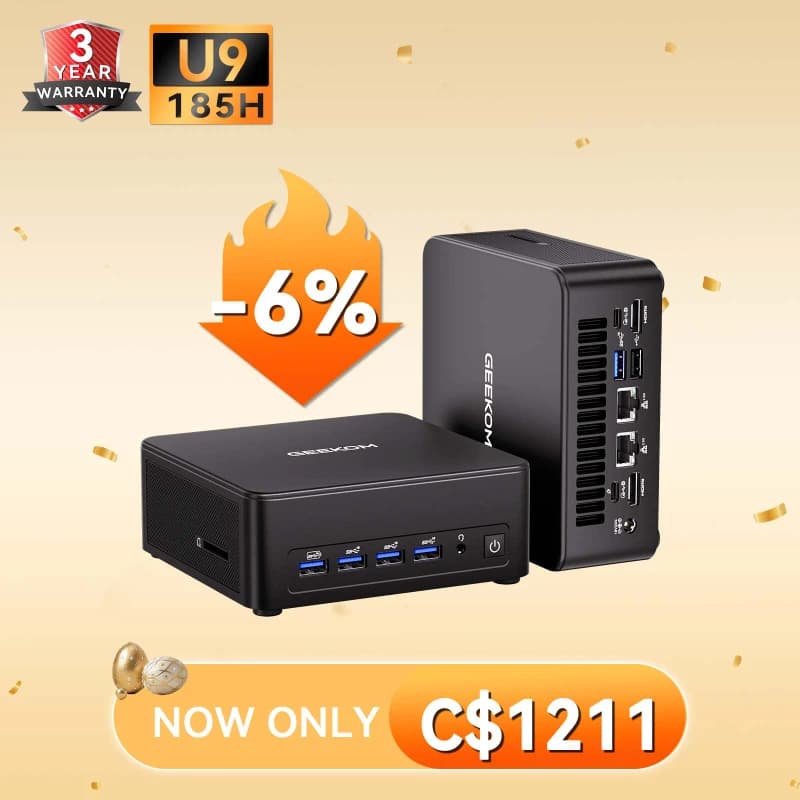 GEEKOM IT13 Max AI Mini PC with Intel Core Ultra 9 185H - image 1