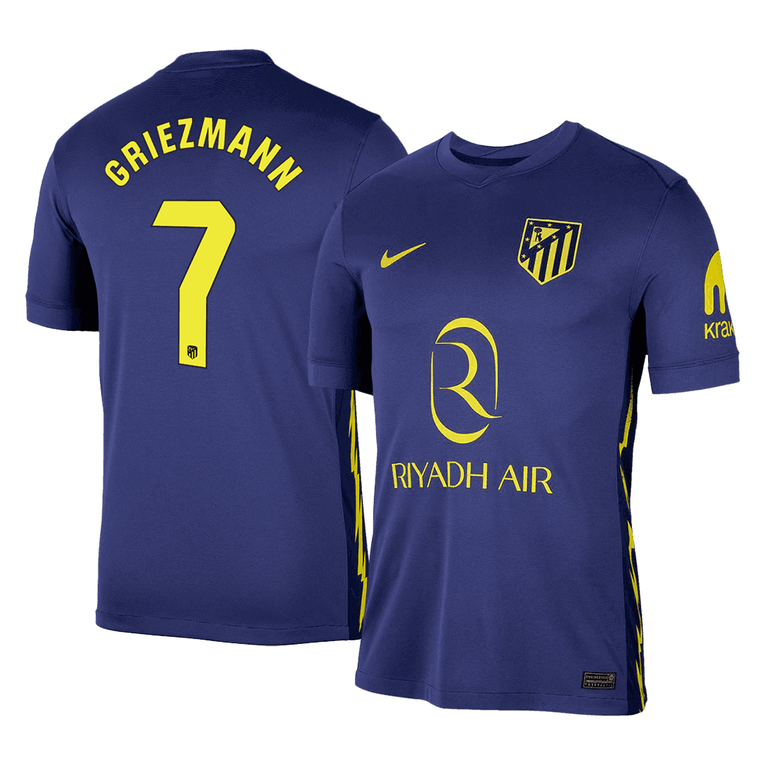 Griezmann #7 Atletico Madrid 2025/26 Away Soccer Jersey - image 1