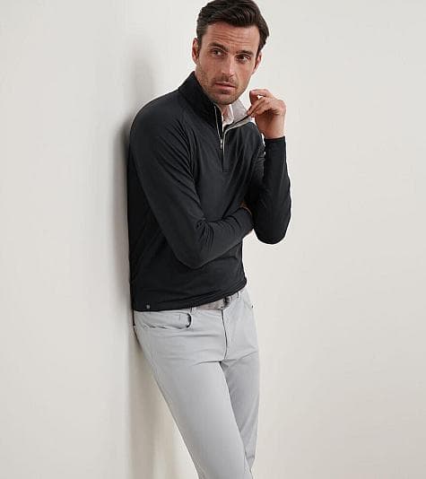 Peter Millar Crown Crafted Stealth Performance Quarter-Zip Golf Pullover - Tour Fit - image 1