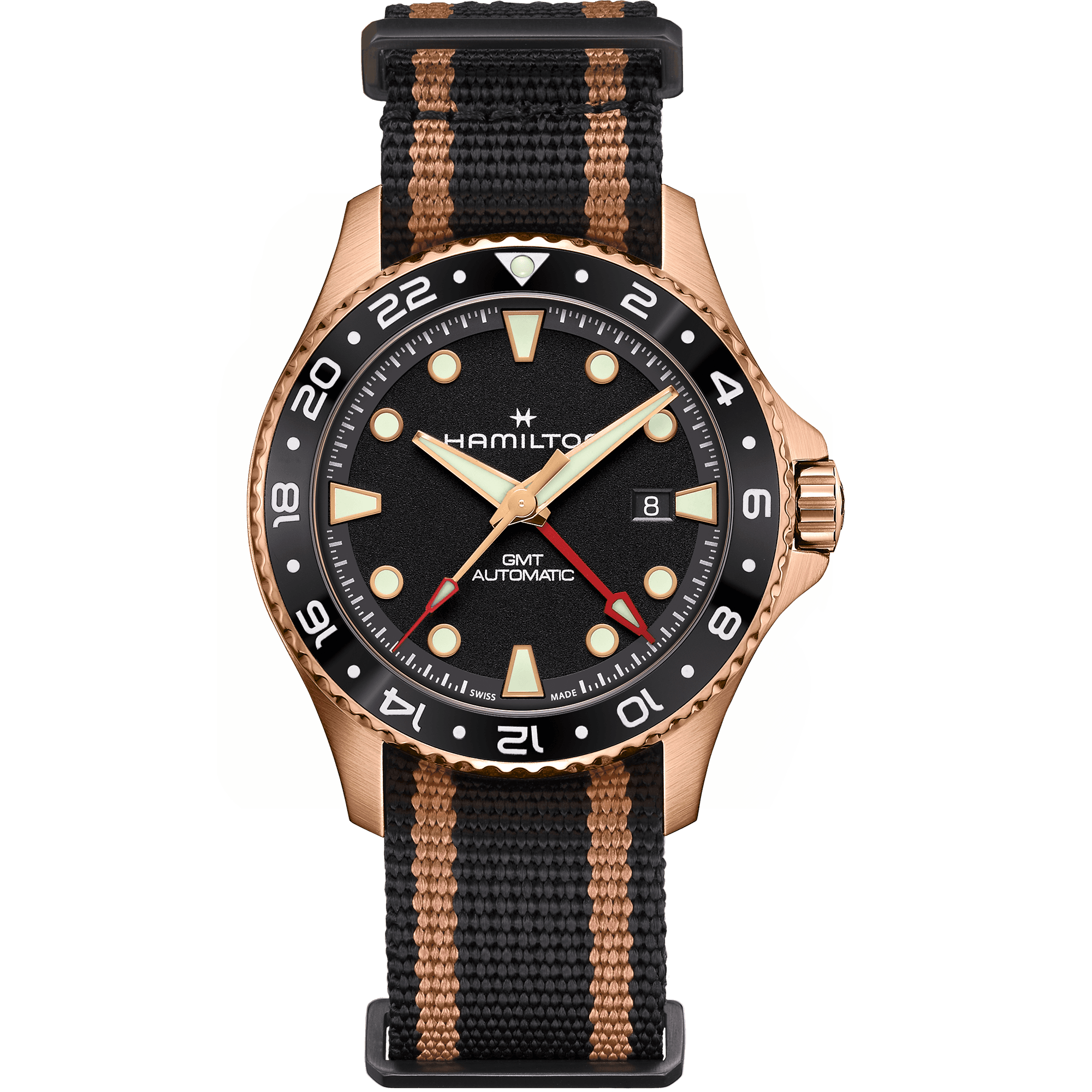 Khaki Navy Scuba Automatic GMT 43mm Bronze - image 1