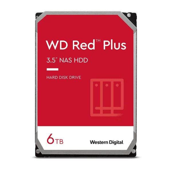 HD WD Red Plus NAS 6TB para Servidor 3.5" - WD60EFPX - image 1