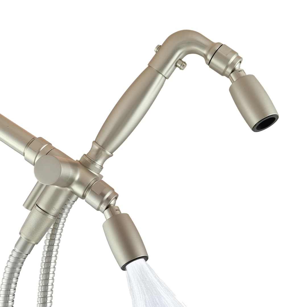 3-Way Combo Kit – Handheld with Classic™ Shower Head – Brushed Nickel – Standard Grip – with Trickle Valve - image 1