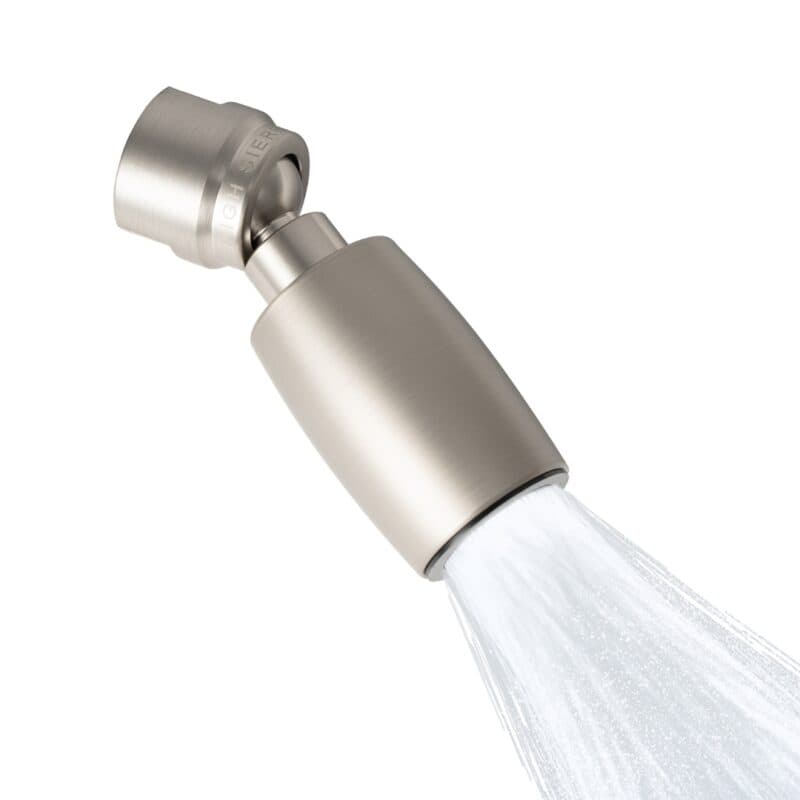 Classic™ Fixed Shower Head - Brushed Nickel - No Trickle Valve - image 1