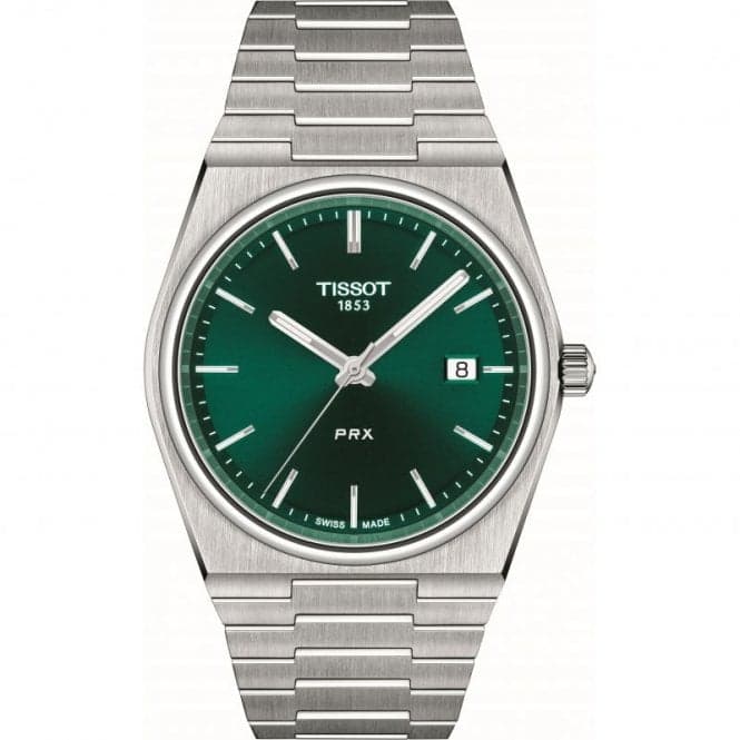 Tissot Men's PRX Stainless Steel Green Dial Watch - image 1