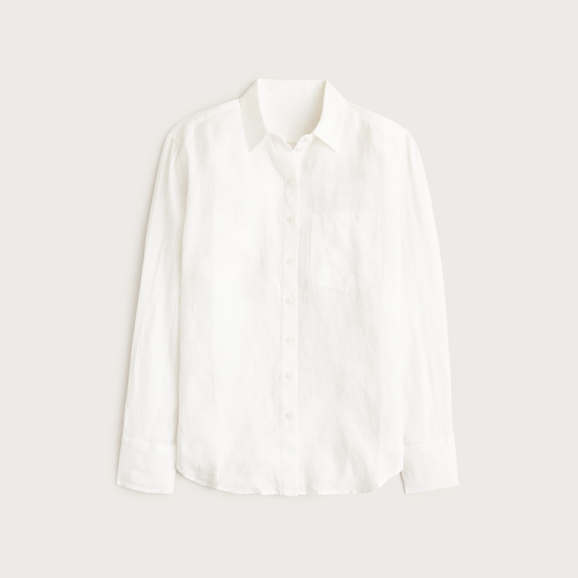 Gar&ccedil;on classic shirt in Baird McNutt Irish linen - image 1