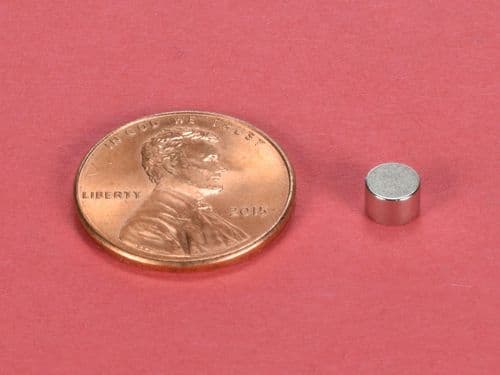 3/16 x 1/8 Inch Neodymium Rare Earth Disc Magnet N52 - image 1