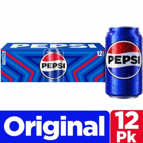 Pepsi Cola Soda Pop 12 Pack 12 fl oz Cans - image 1