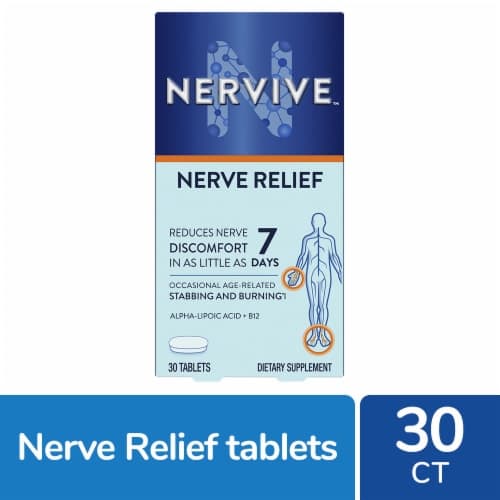 Nervive Nerve Relief Tablets 30 ct - image 1