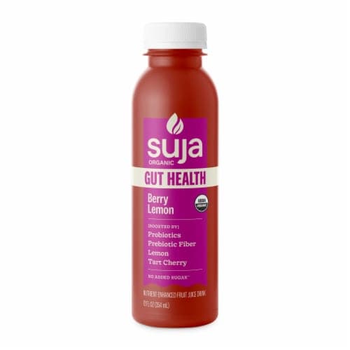 Suja Organic Gut Health Berry Lemon Cold Pressed Juice Drink, 12 fl oz - image 1