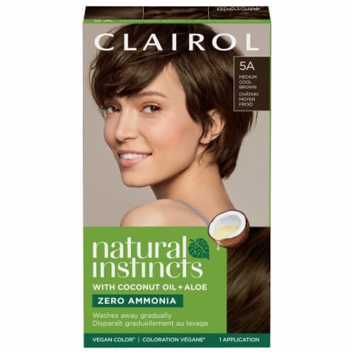 Clairol Natural Instincts 5A Medium Cool Brown Hair Color, 1 ct - image 1