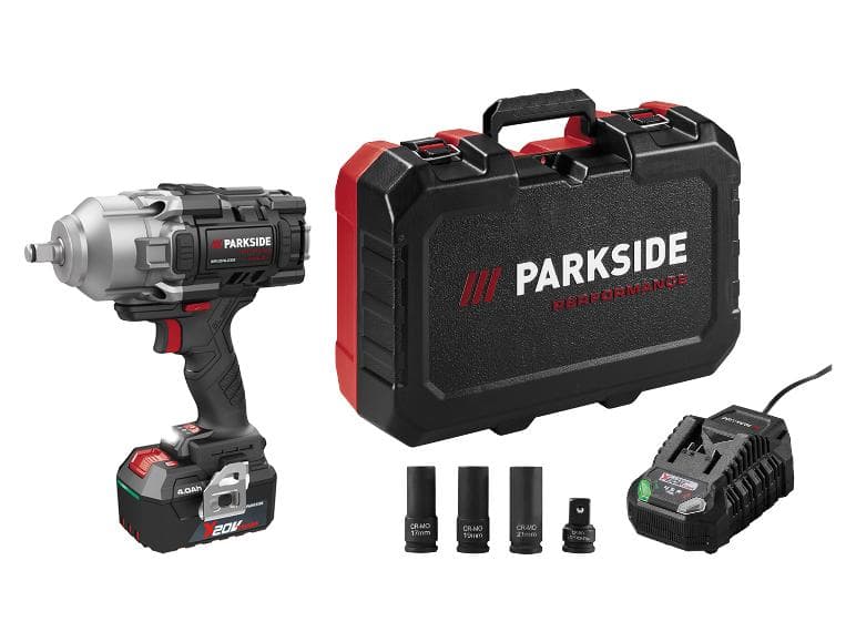 PARKSIDE PERFORMANCE® 20 V Akku-Drehschlagschrauber PASSP 20-Li C4 mit Akku und Ladegerät - image 1