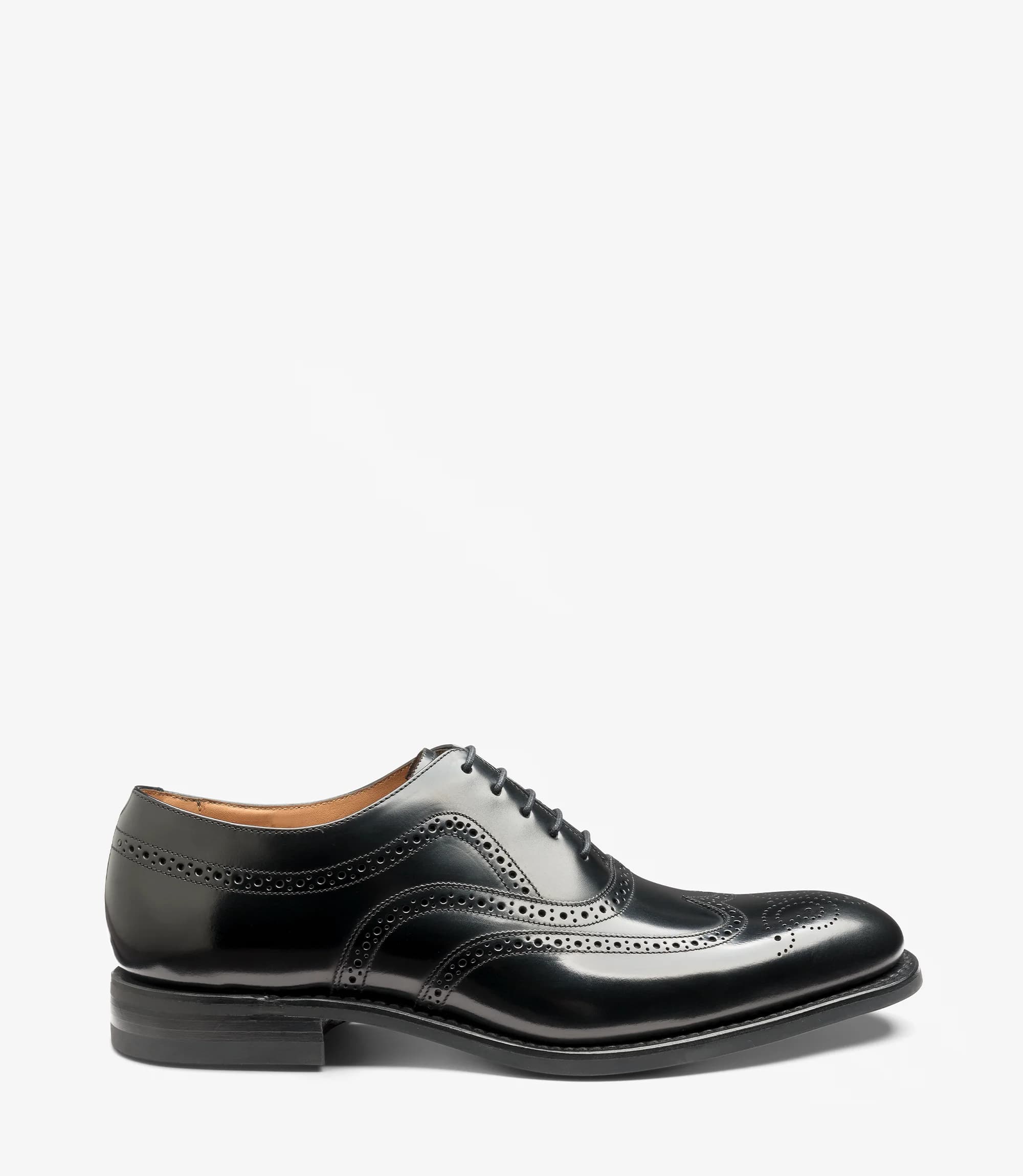 Loake Bloomsbury Black Brogue Shoes - image 1