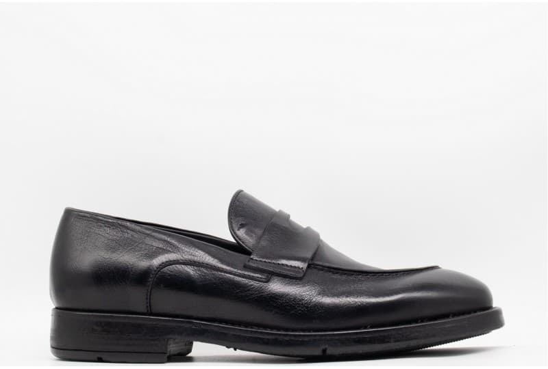 LEMARGO GB12A TEBUF Mocassino Uomo Pelle Nero Taglia 39 - image 1