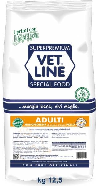 Vet Line Adult Monoproteico al Pollo 12,5 Kg - image 1