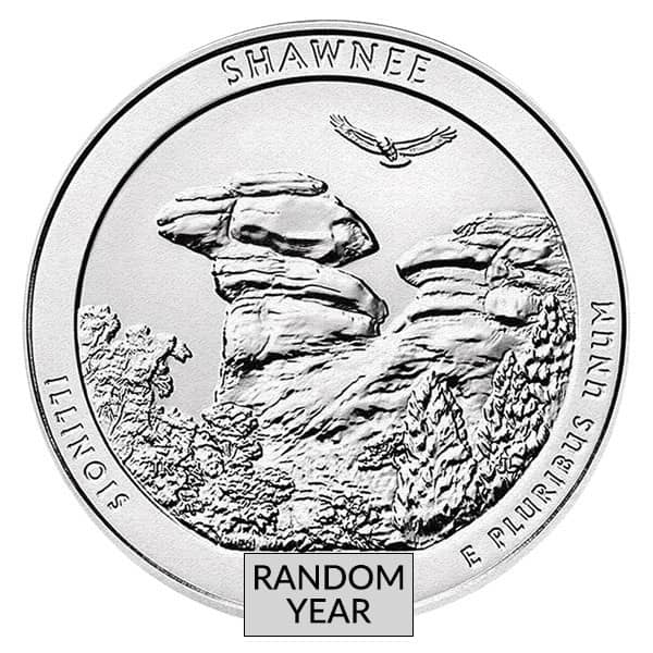 America the Beautiful - Shawnee National Forest 5 Ounce .999 Silver - image 1