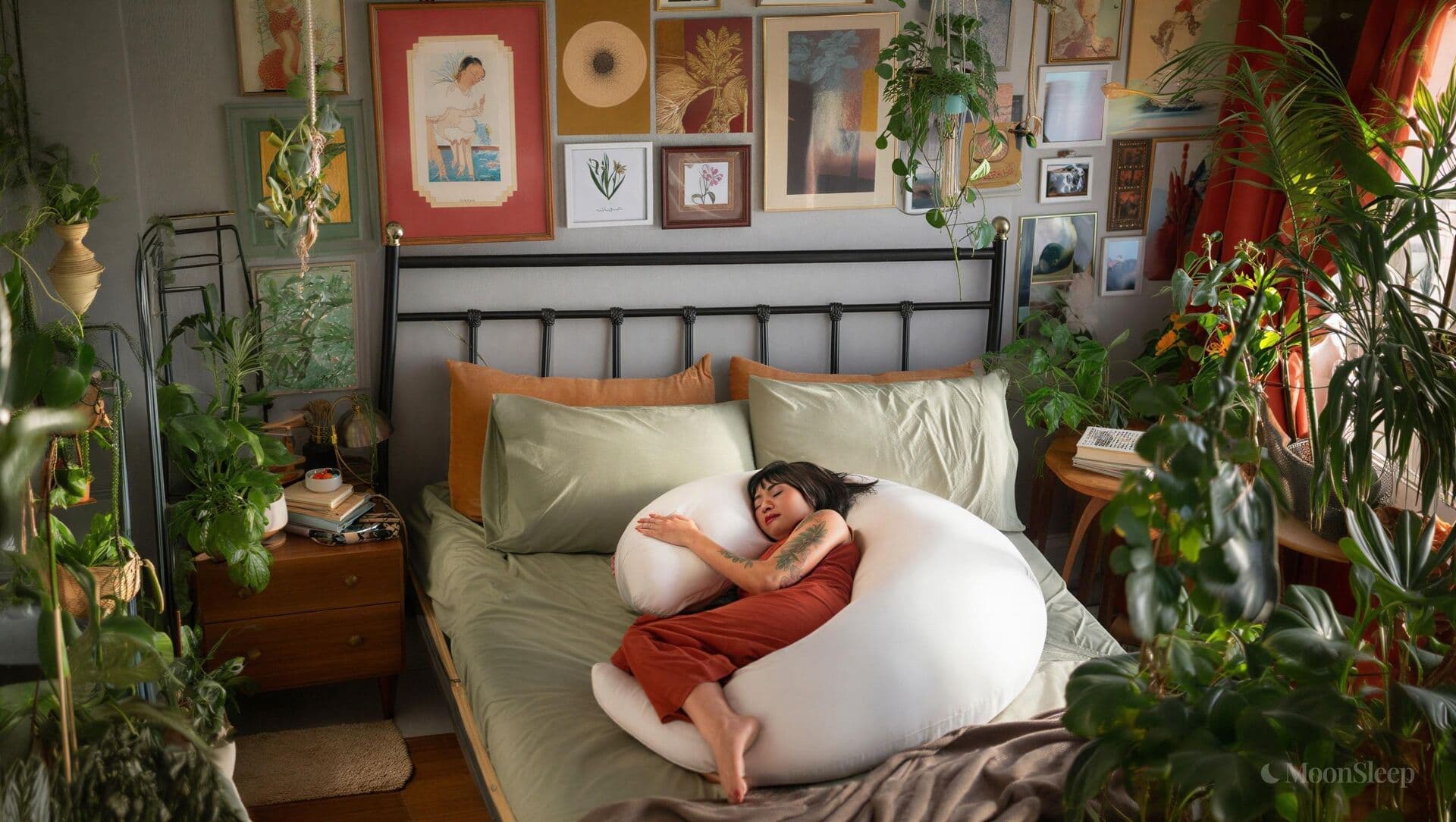 MoonSpoon Crescent Body Pillow - image 1