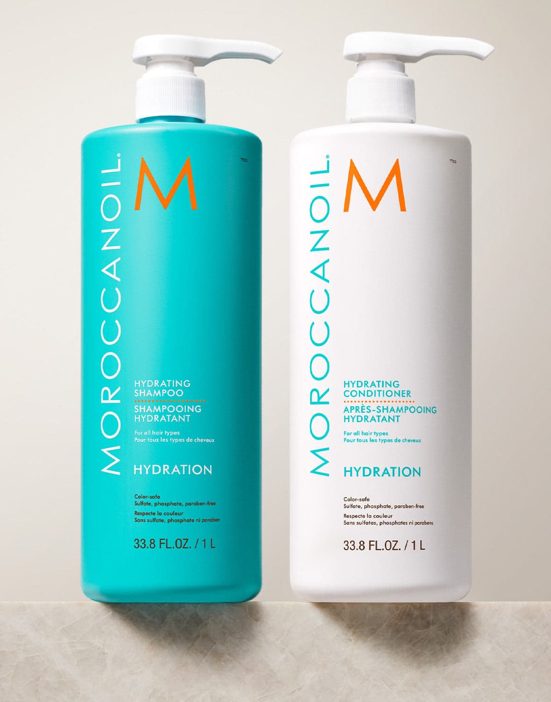 Hydrating Shampoo & Conditioner Liter Bundle - image 1