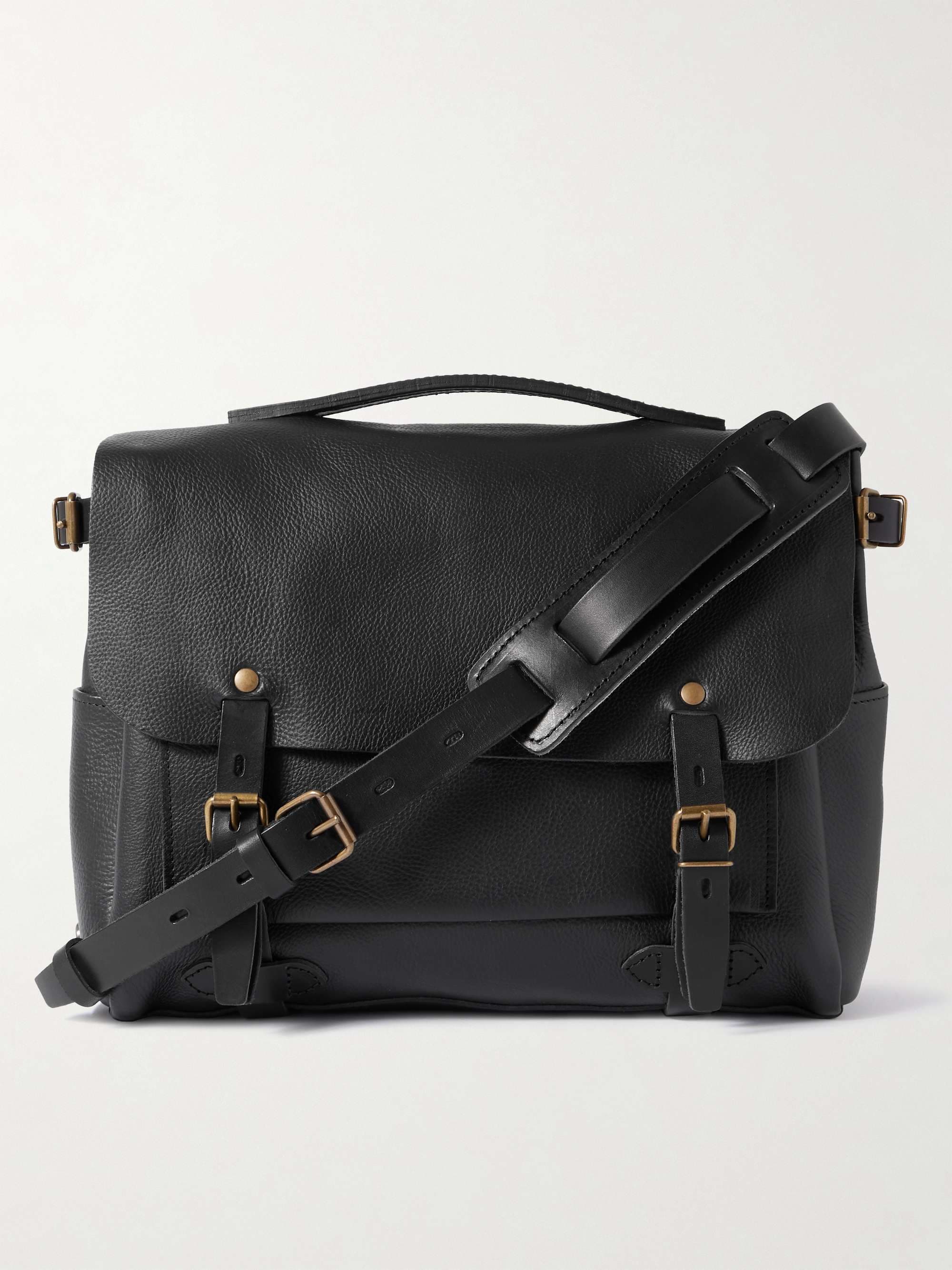 BLEU DE CHAUFFE Éclair Full-Grain Leather Messenger Bag - image 1