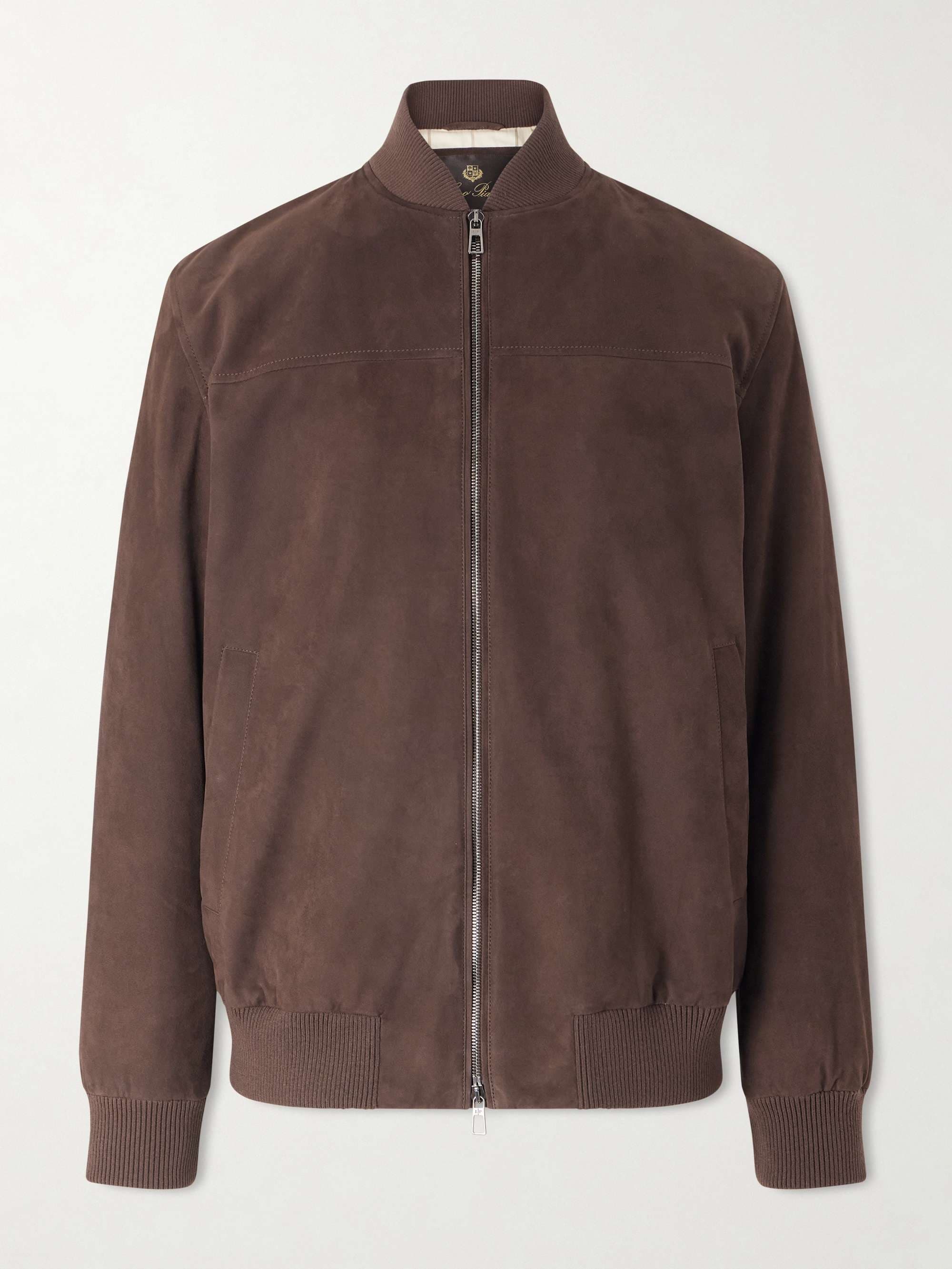 Ivy Padded Suede Bomber Jacket - image 1