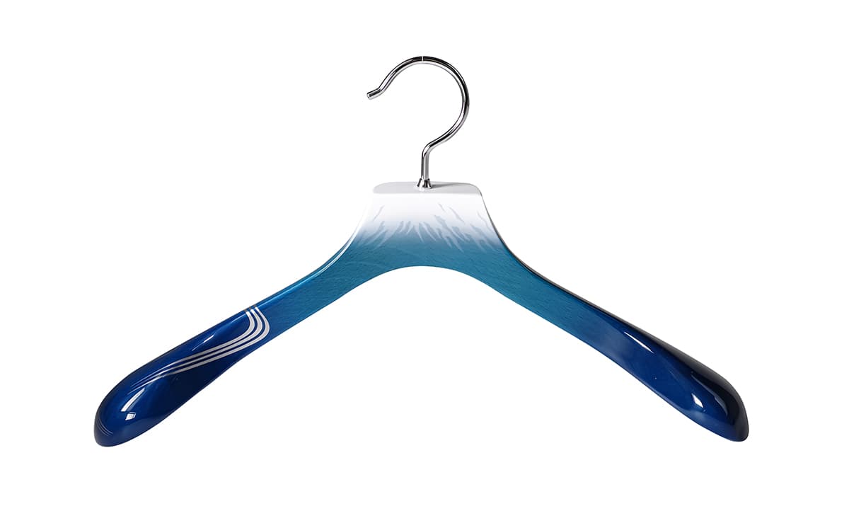 Nakata Hanger AUT-07G Trouser Hanger with Rounded Wood Parts - image 1
