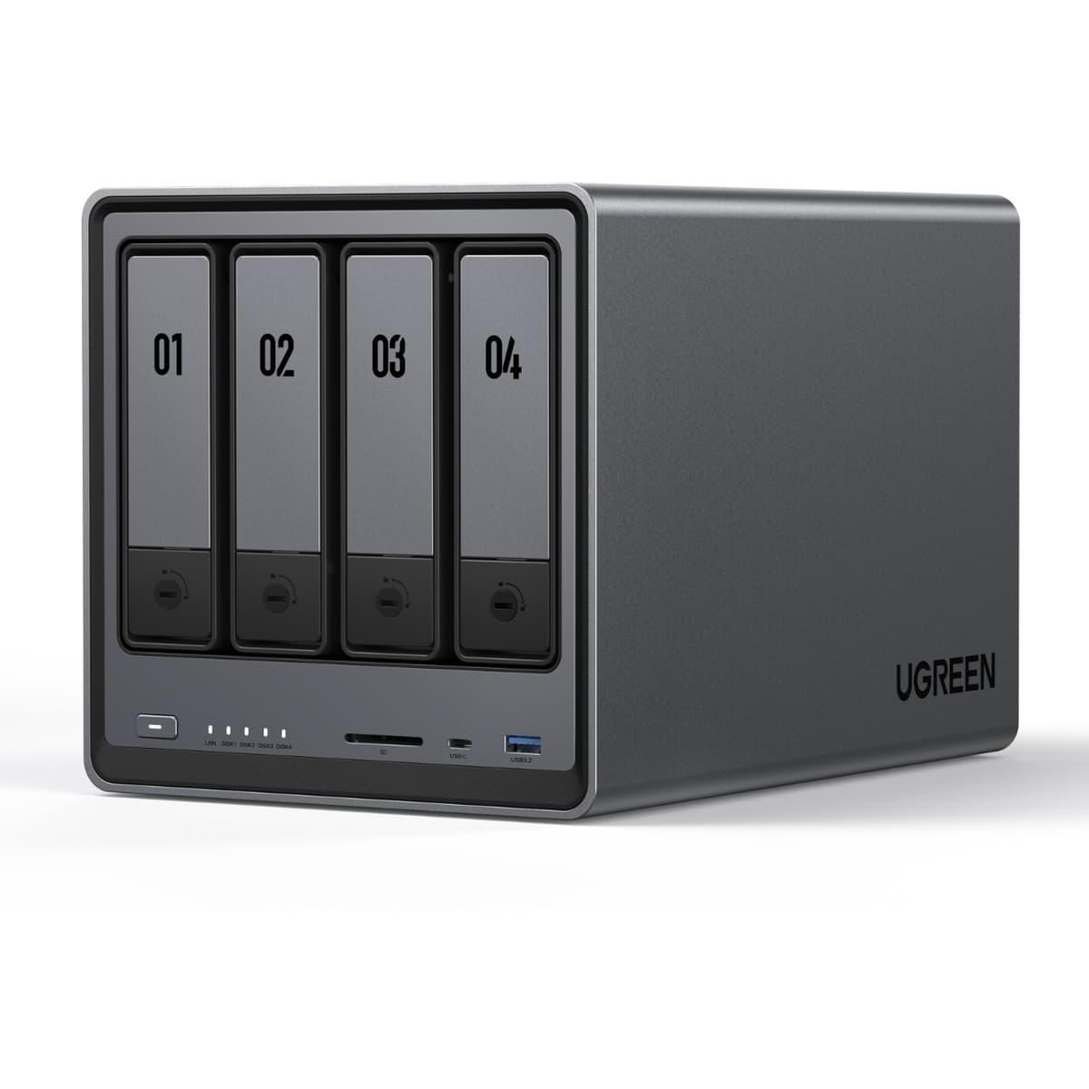UGREEN NASync DXP4800 Plus 4-Bay 32TB NAS with 2x16TB Toshiba Enterprise HDDs - image 1