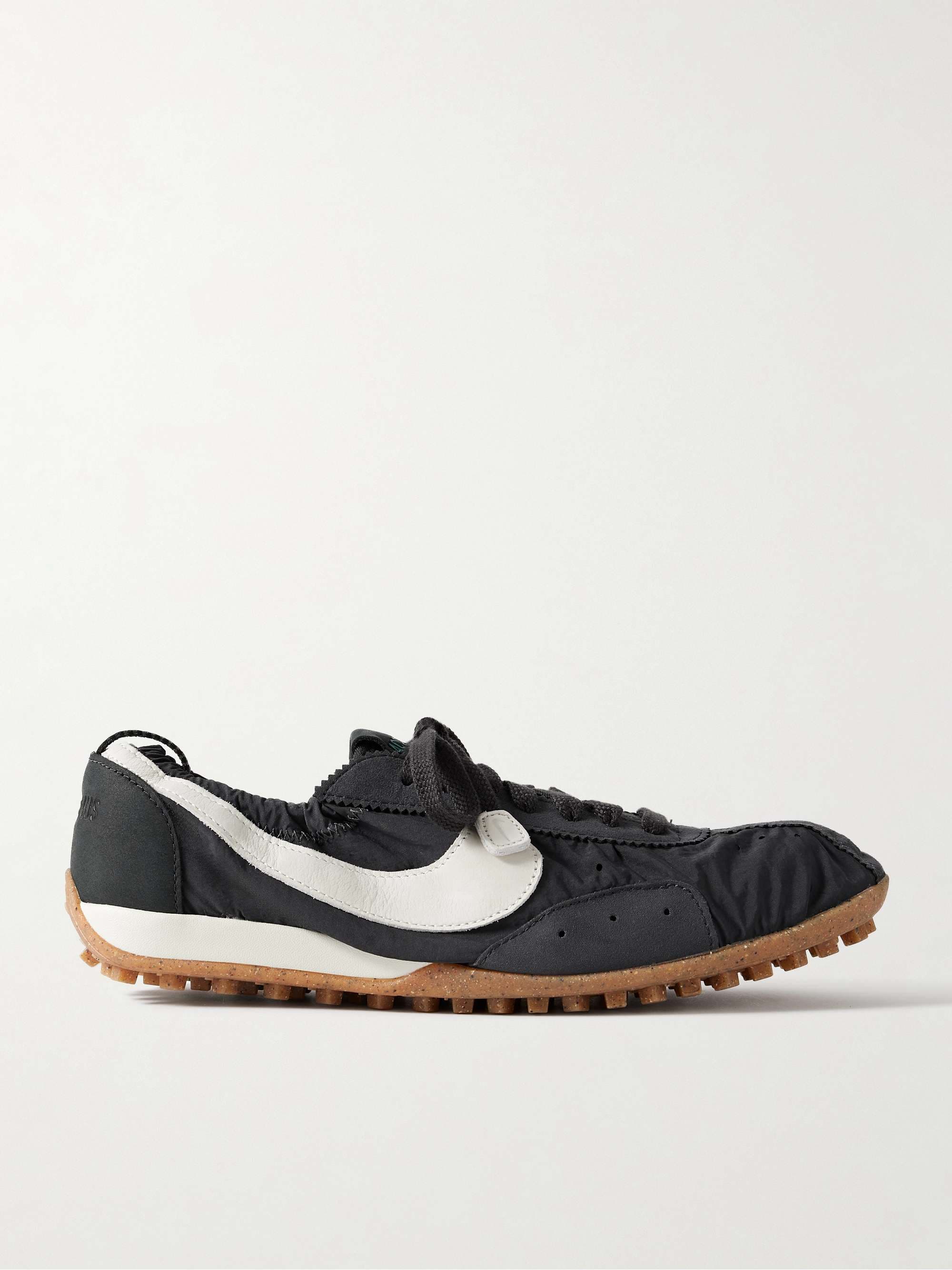 NIKE + Jacquemus Moon suede and nubuck-trimmed shell sneakers - image 1