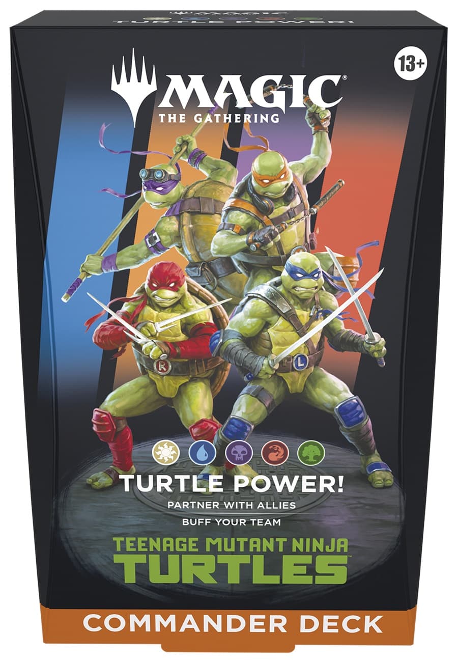 MTG Teenage Mutant Ninja Turtles Pizza Power! Commander Deck - image 1