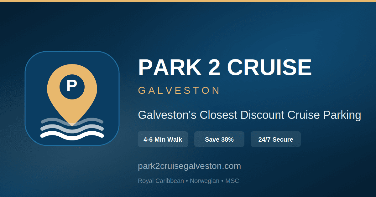Cruise Port Parking at Galveston Terminal Piers 10 & 16 - image 1