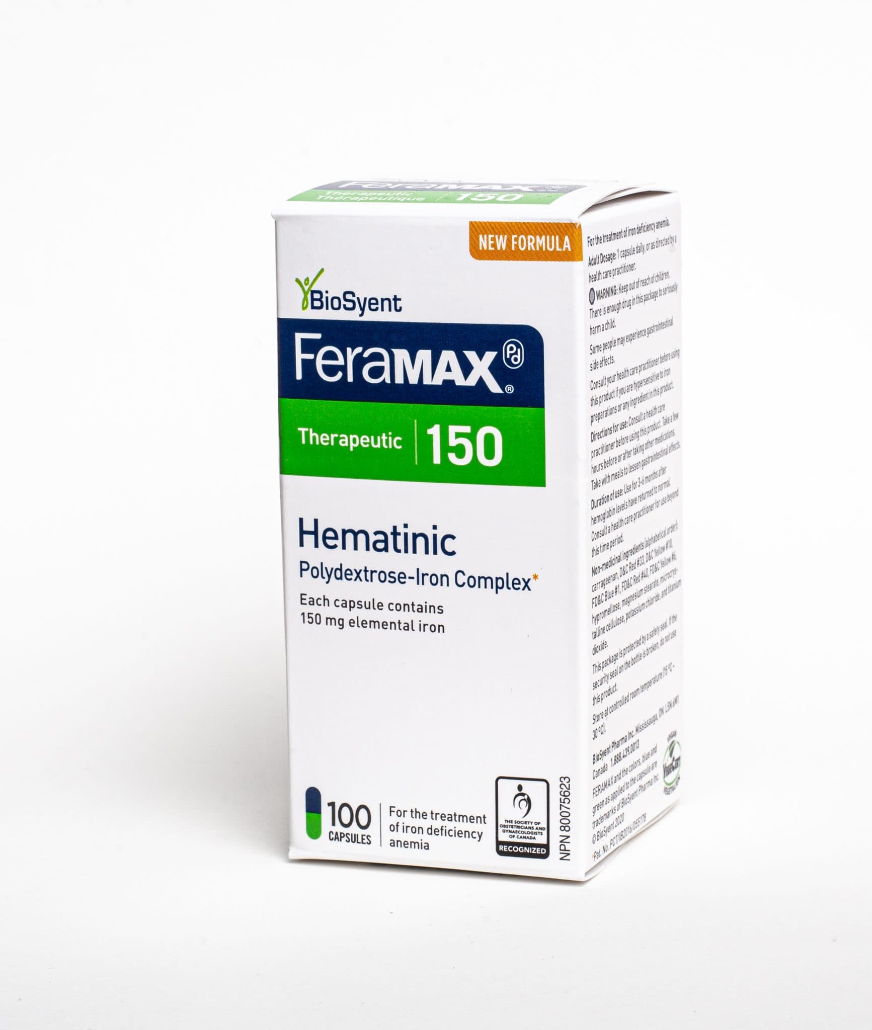 BioSyent FeraMAX PD Oral Iron Supplement - image 1