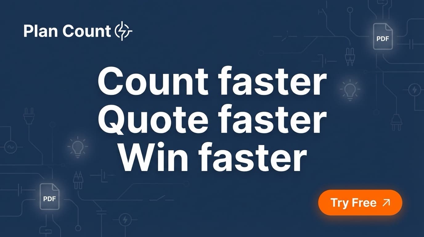 Plan Count - Fast PDF Takeoffs for Electrical Contractors - image 1
