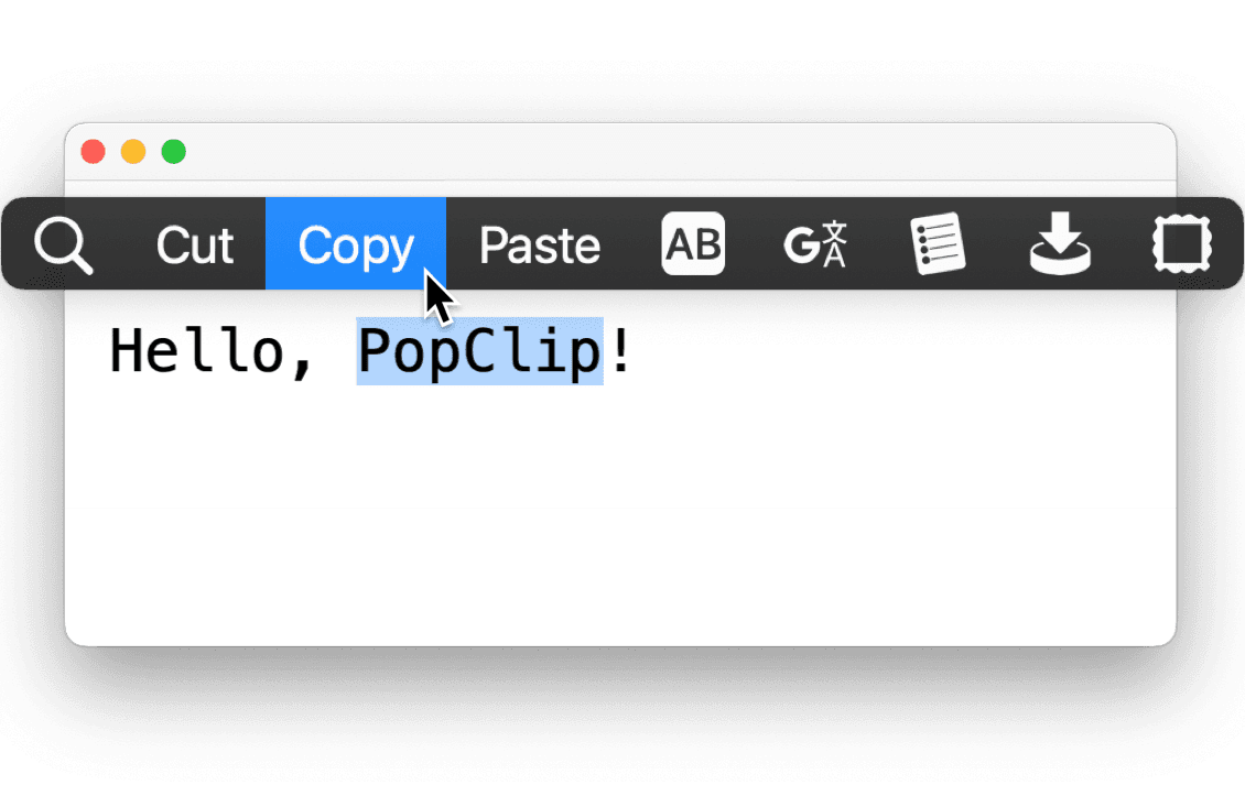 PopClip for Mac - image 1