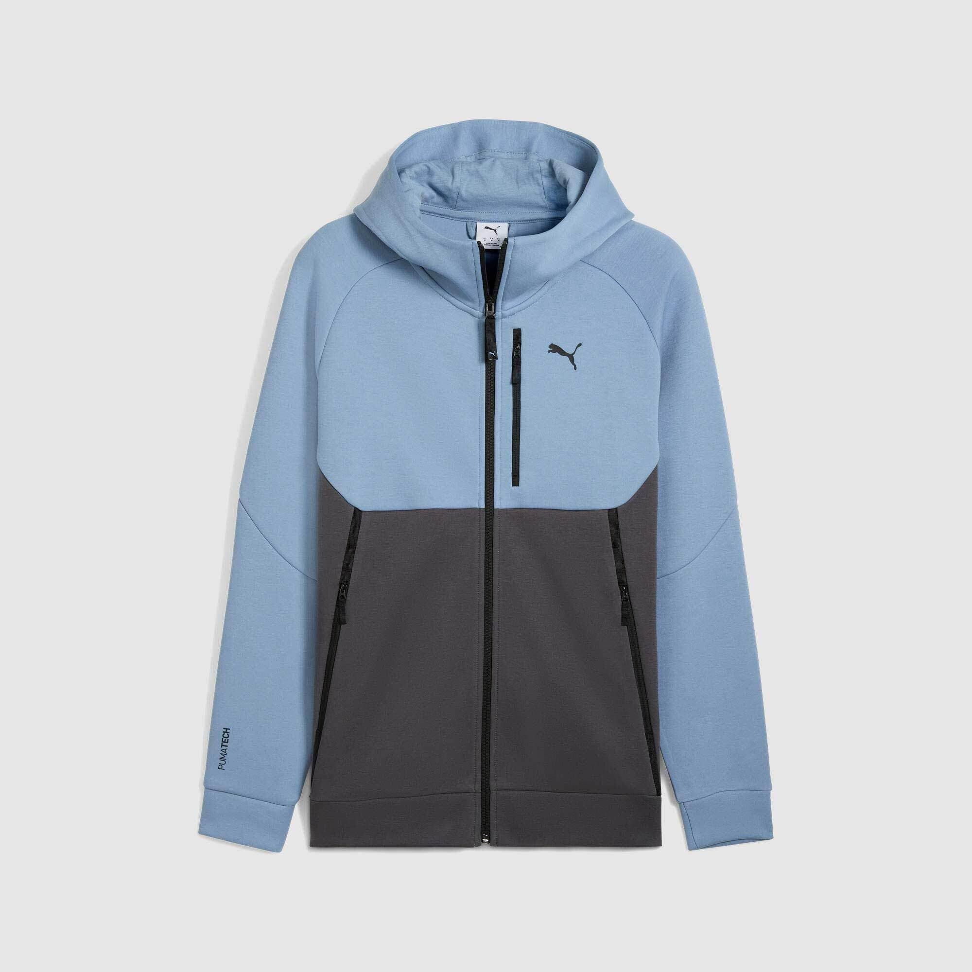 Puma Mens PUMATECH Graphic Full Zip Double Knit Hoody - image 1