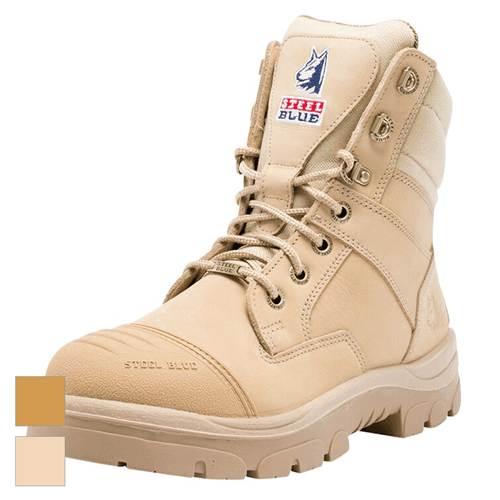 Steel Blue Southern Cross® Zip Steel Toe Scuff Cap Safety Boots 312661 - image 1