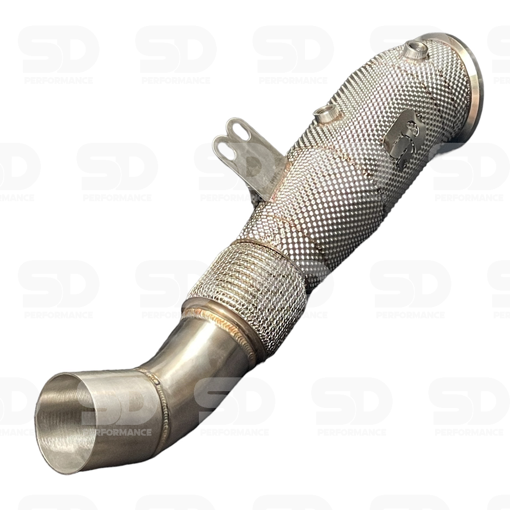 BMW B58 4.5" Heat Shield Decat Downpipe for M140, M240i, 340i, 440i | SD Performance - image 1