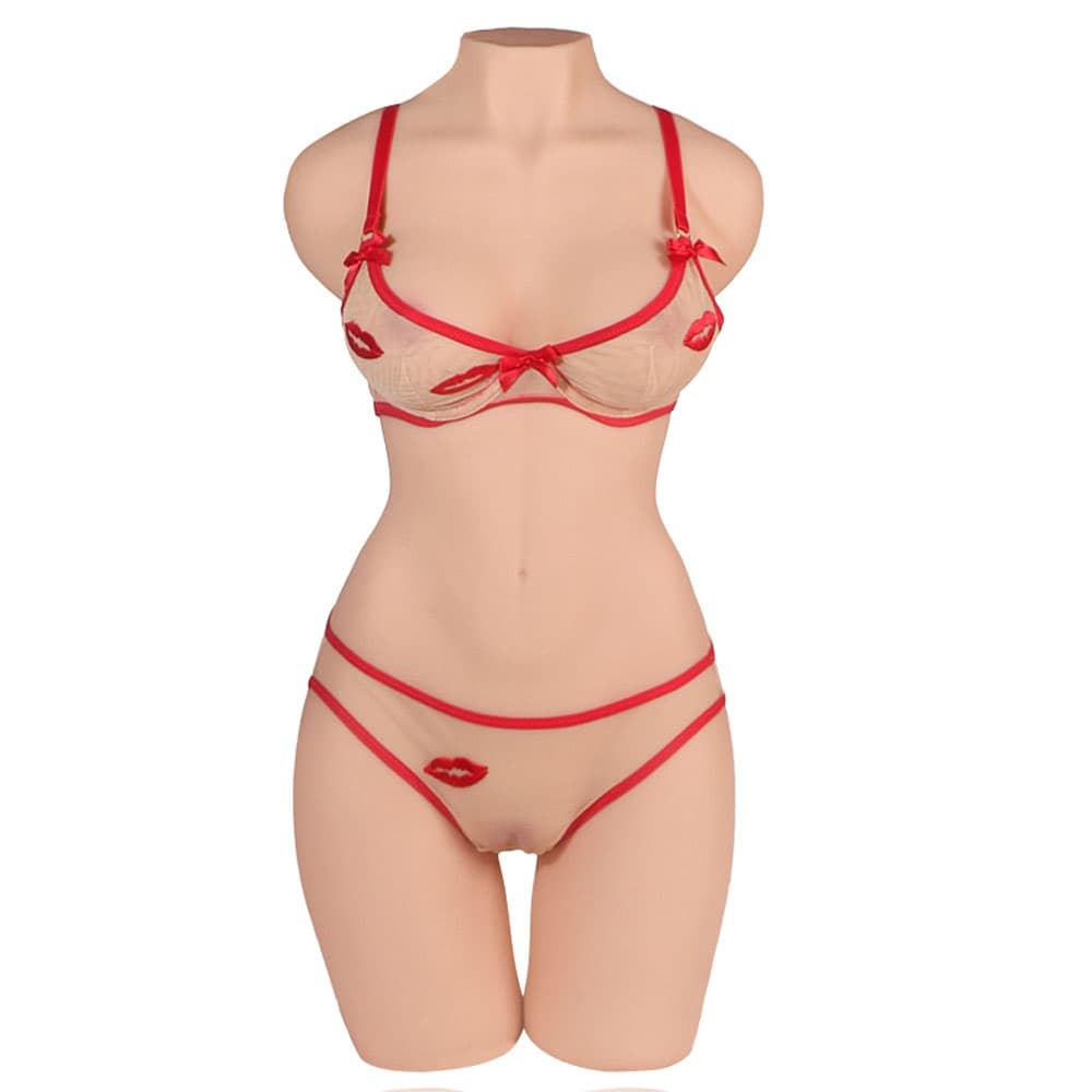 Margot: (40.80LB) Realistic Sex Doll Torso With Perky Breasts & Double Channels - image 1