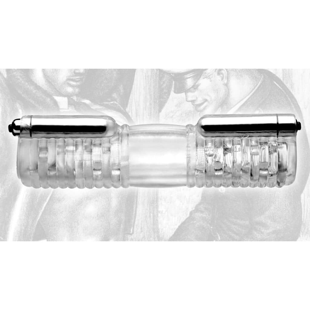 Tom of Finland Head to Head Vibrating Sleeve - image 1