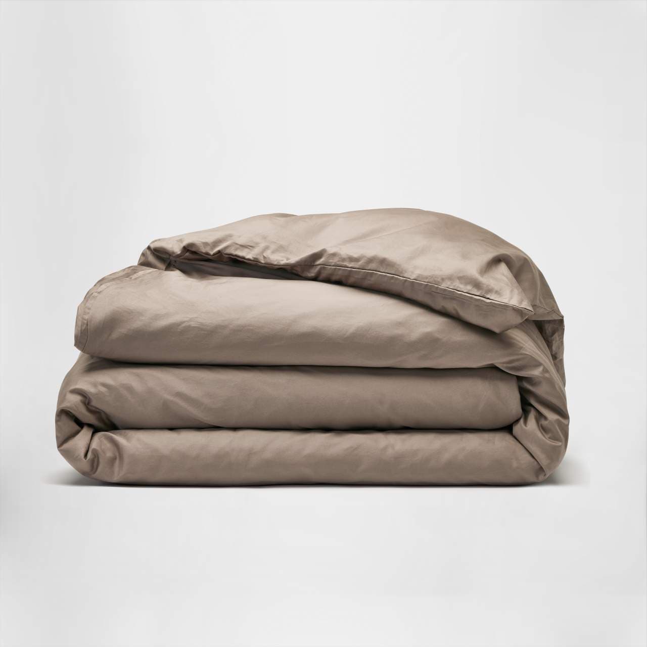 Silk and Snow Egyptian Cotton Bed Sheets Full/Queen Driftwood - image 1