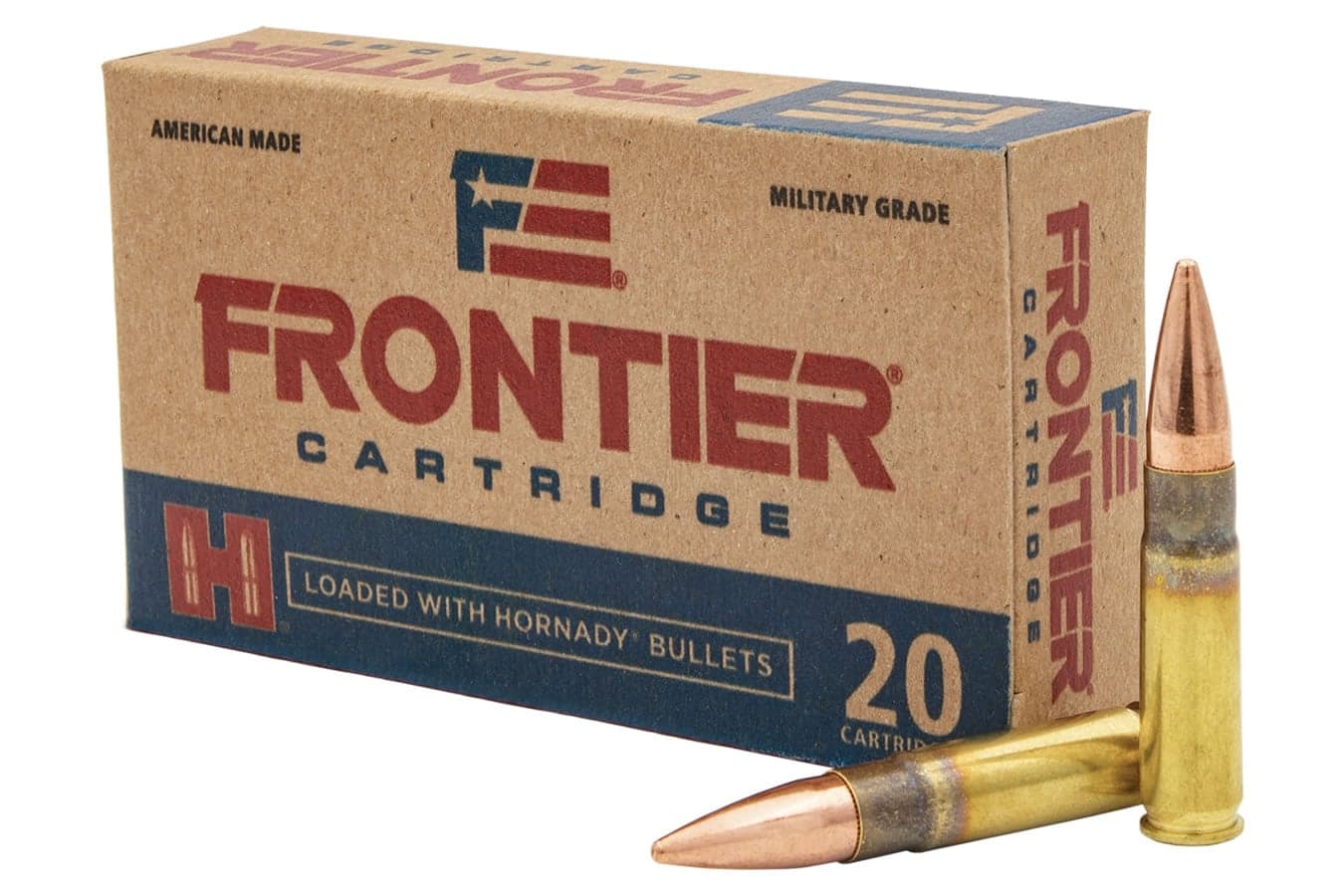 Hornady 300 Blackout 125 gr FMJ Frontier 20/Box - image 1