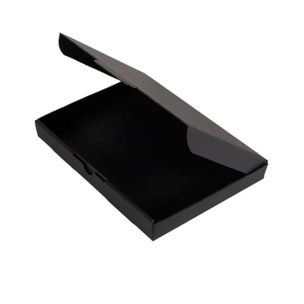 220x160x25mm Die-cut Mailing Box Full Black 100pcs - image 1