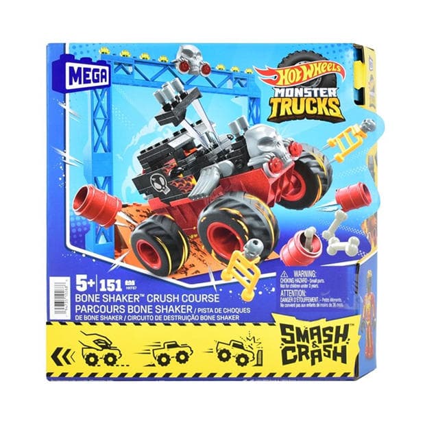 Mega Hot Wheels MT Bone Shaker Crush Course - image 1