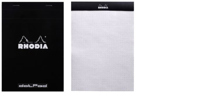 Rhodia Basics Series No.16 Dot Grid Notepad Black A5 - image 1
